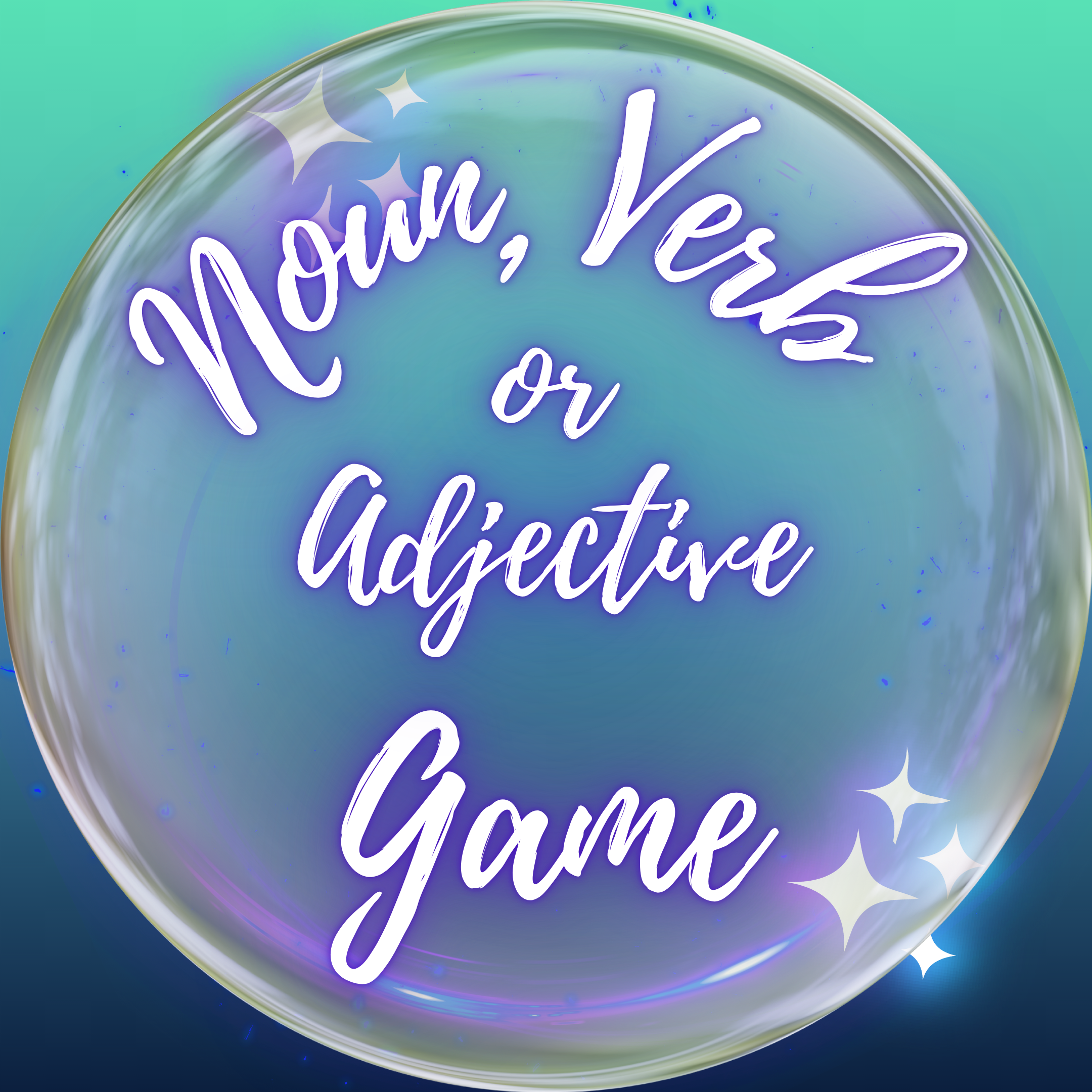 Noun, Verb or adjective sling Game