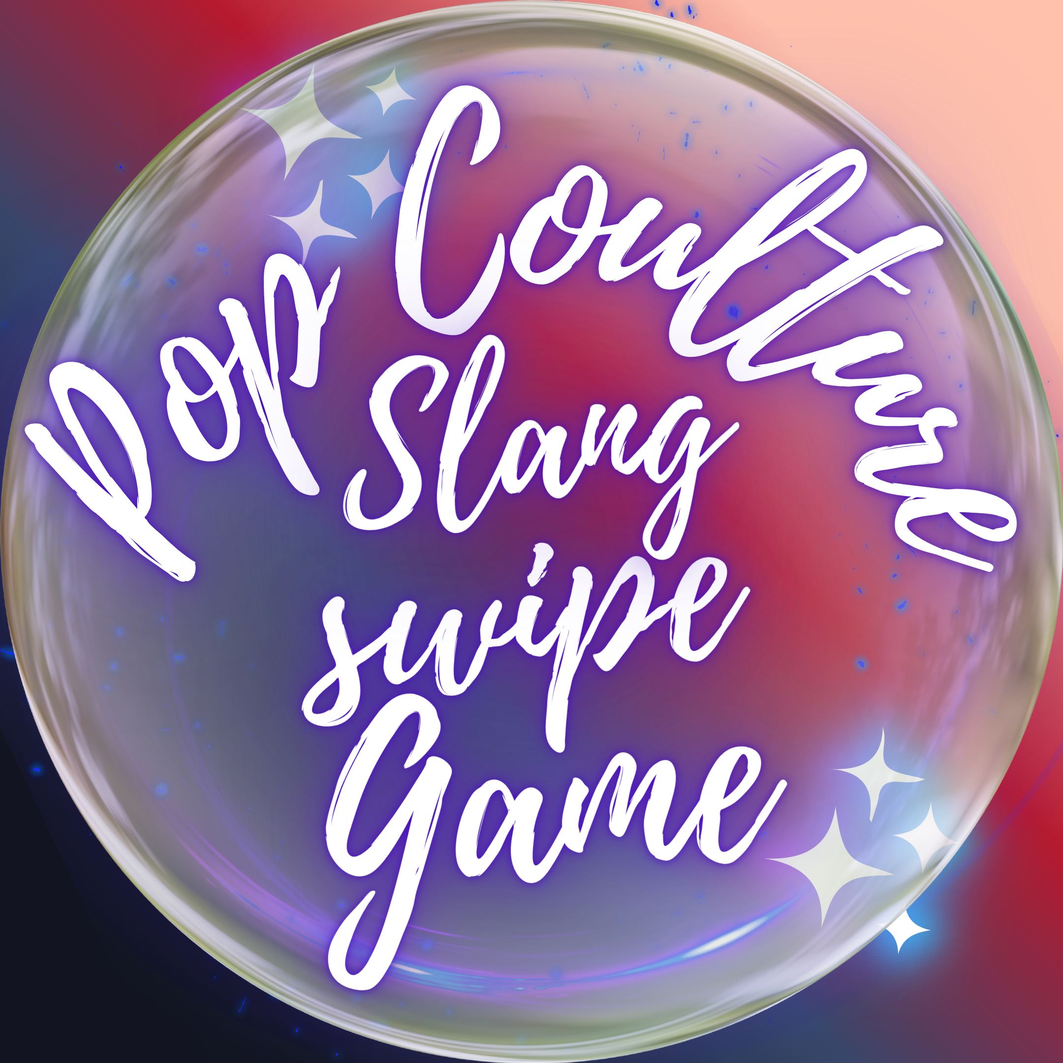 Pop Coulture slang swiping game