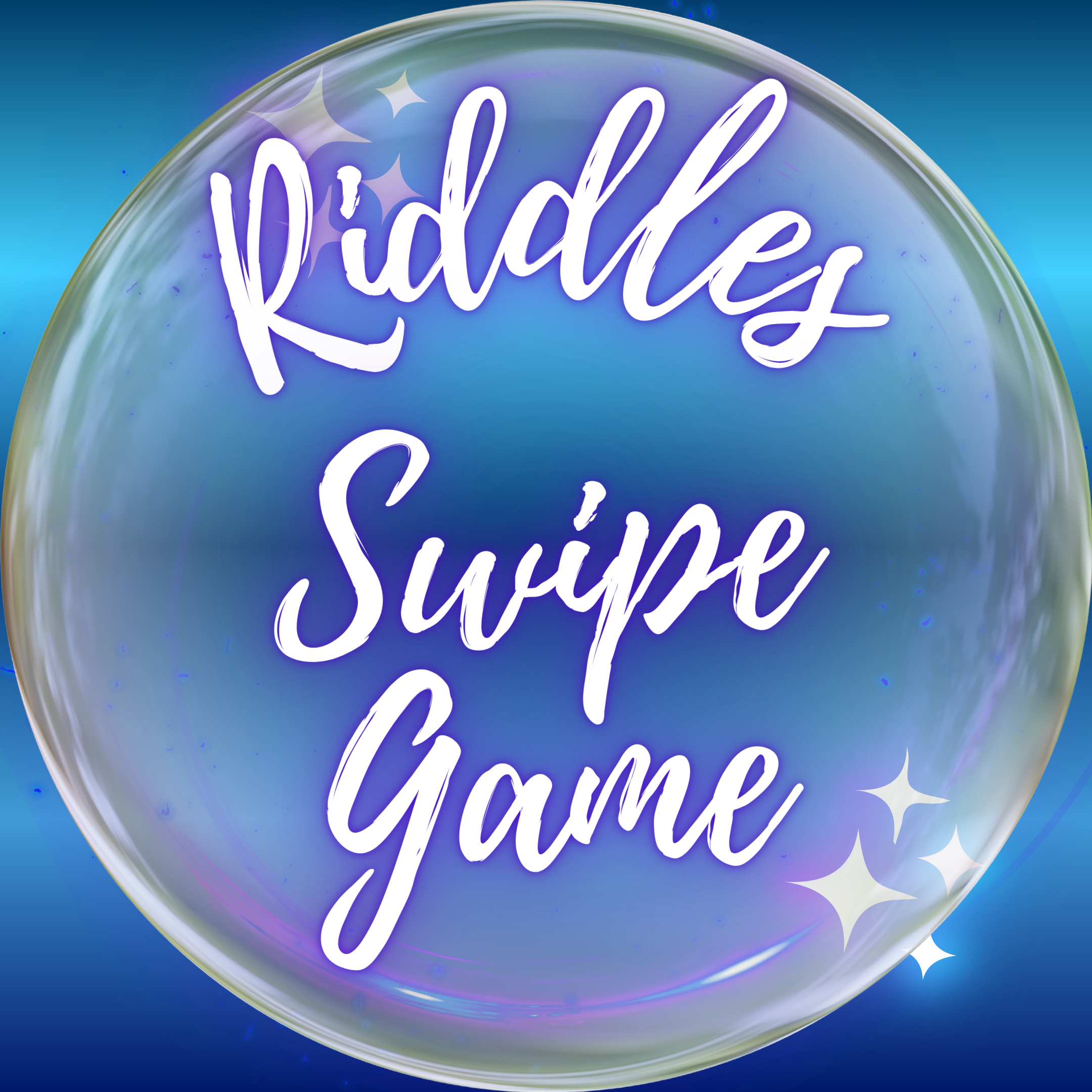 Swipe through fun riddles