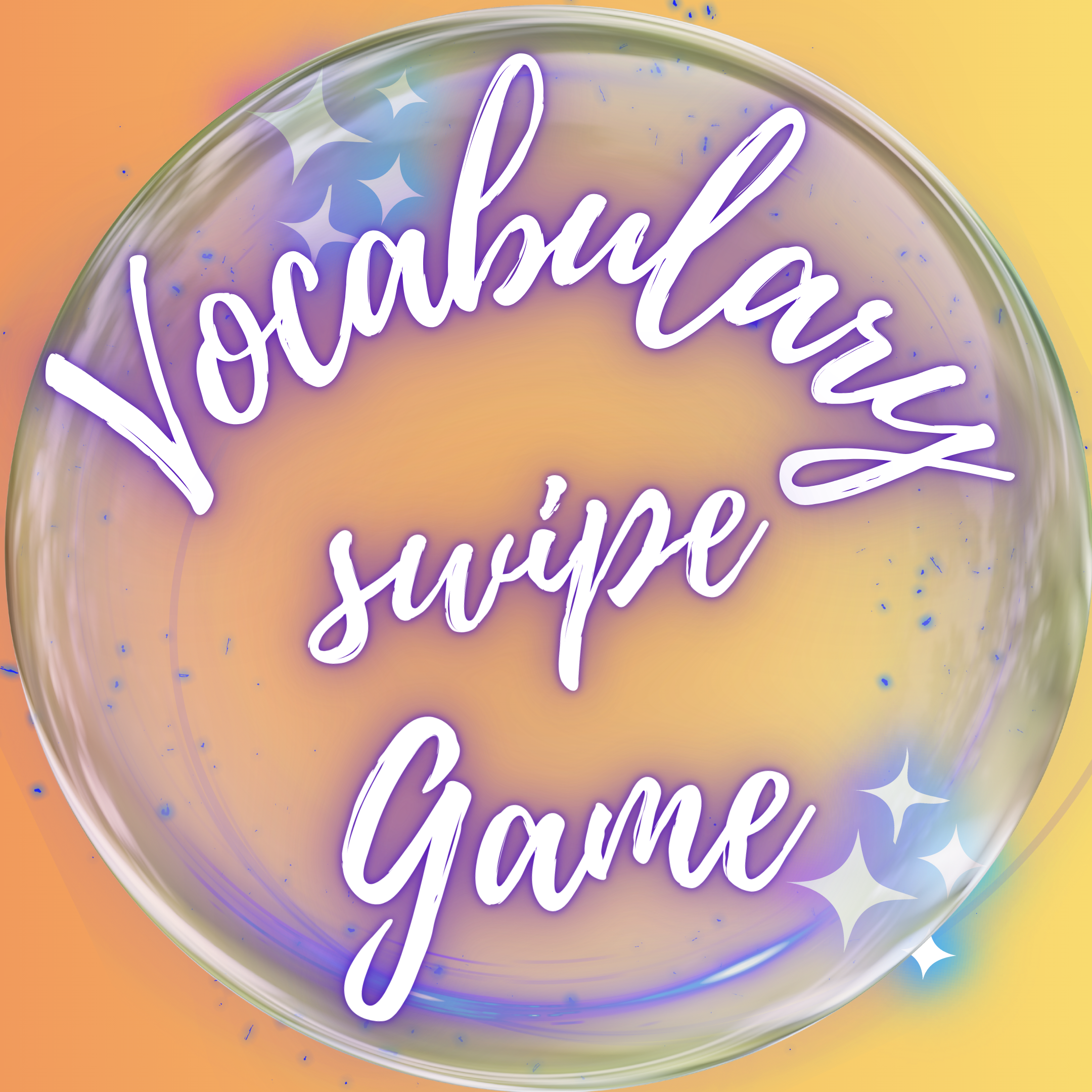 Vocabulary Swiping Game